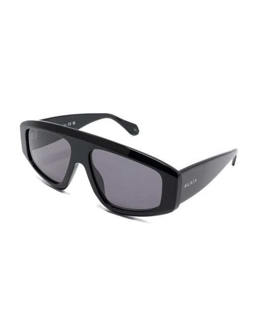 Alaïa Black Mask 92 Sunglasses