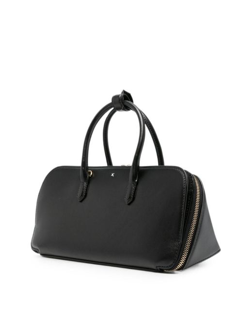 Alaïa Black Delta Small Leather Handbag