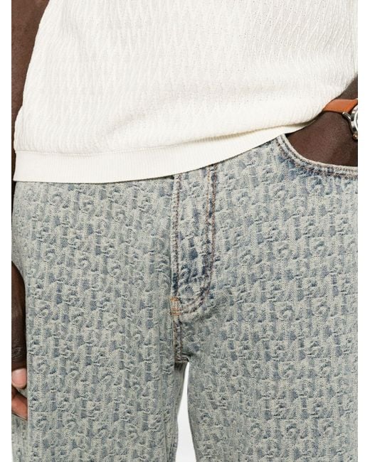 Emporio Armani Gray Denim Cotton Jeans for men