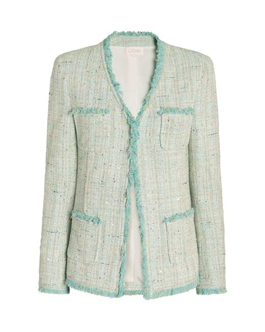 Genny Green Jacket With Fringes
