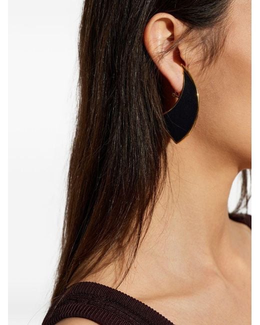 Alaïa Black Medium Earrings