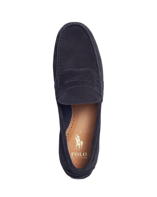 Polo Ralph Lauren Blue Reynolds Driver Moccasin for men