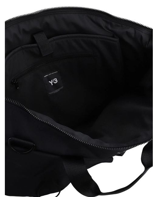 Y-3 Black Tote Bag for men