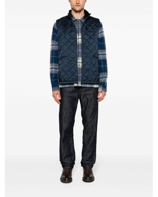 Barbour Blue Monty Vest for men
