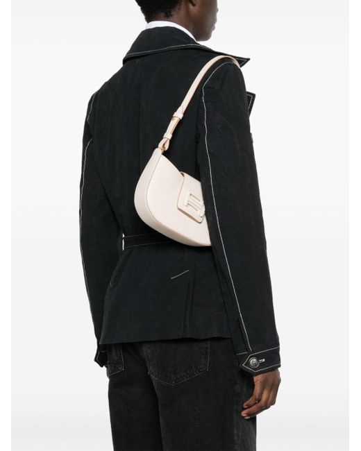 Hogan White H-bag Leather Shoulder Bag