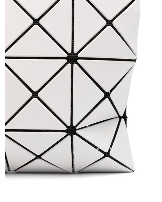 Borsa A Tracolla Lucent Matte di Issey Miyake in White
