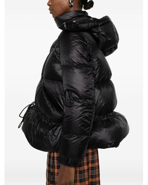 Sacai Black Nylon Puffer Down Jacket
