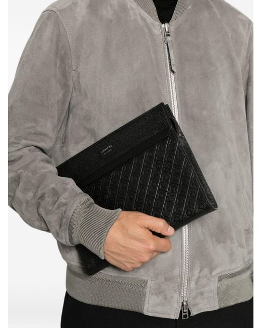 Pochette di Ferragamo in Black da Uomo
