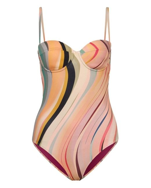 Paul Smith Pink Swirl Swimsuit
