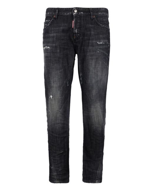 DSquared² Blue Slim Twist Jeans for men