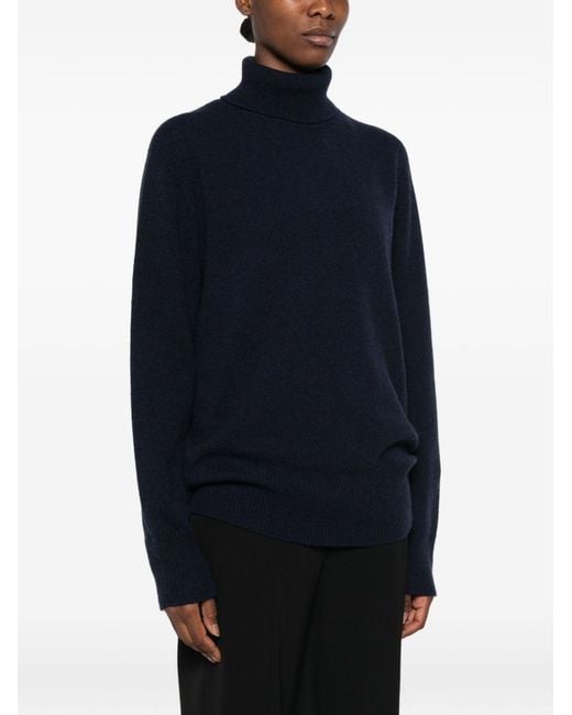 The Row Blue Stepny Wool And Cashmere Jumper