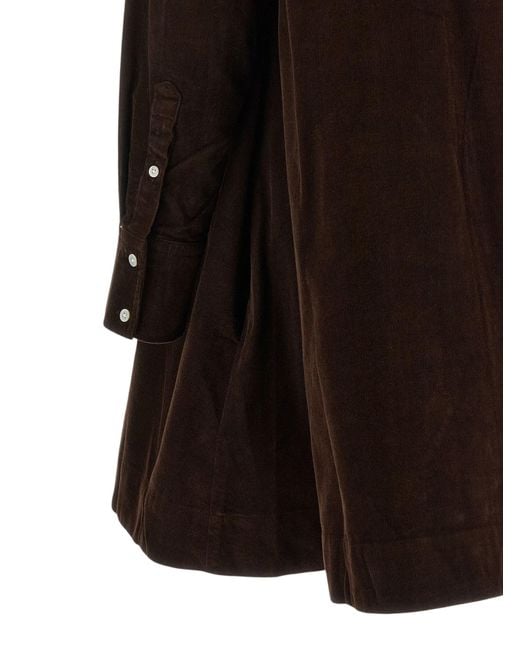 Polo Ralph Lauren Black Corduroy Shirt Dress