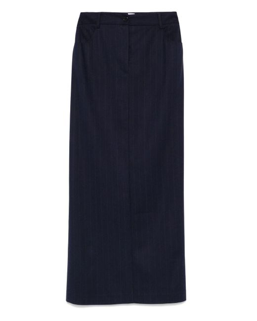 LE SULLY STUDIO Blue Alba Skirt