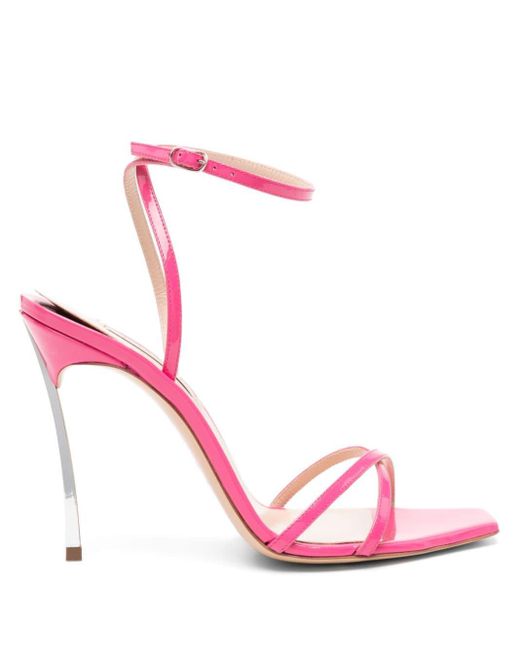Casadei Pink Superblade High Heel Sandals