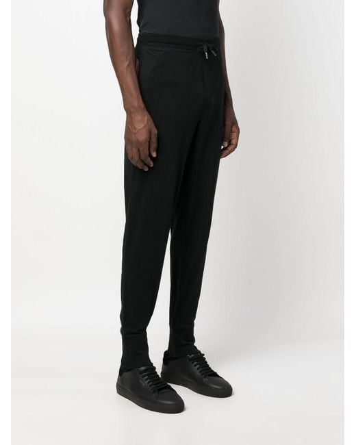 Paul Smith Black Cotton Sweatpants for men