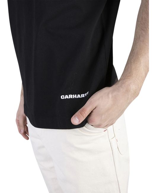 Carhartt Black Link Script T-Shirt for men