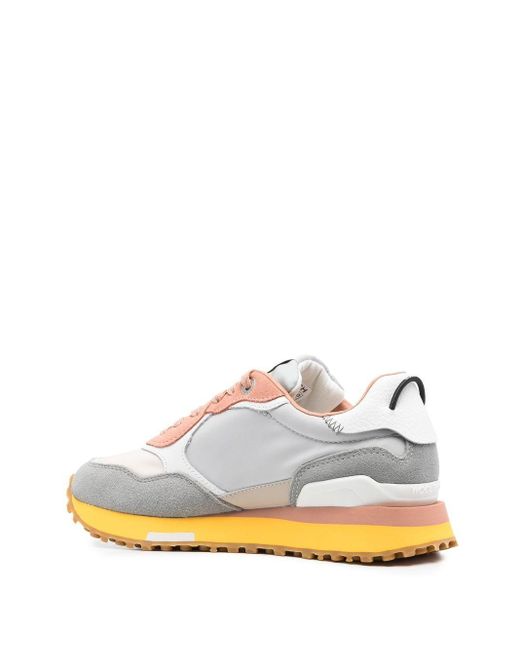 Woolrich Colour-block Panelled Sneakers in White | Lyst