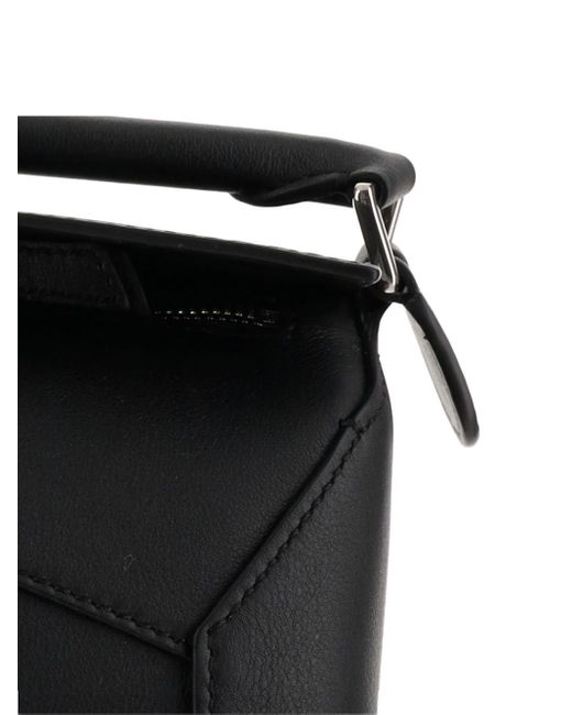 Loewe Black Puzzle Edge Mini Leather Handbag