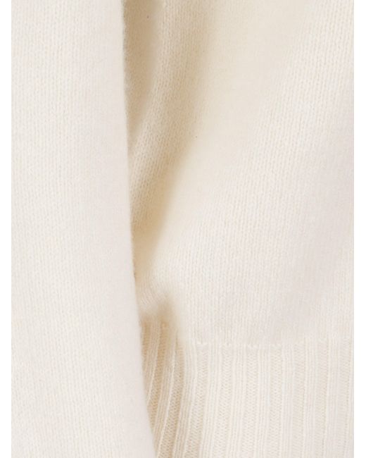 Drumohr White Crew Neck Sweater