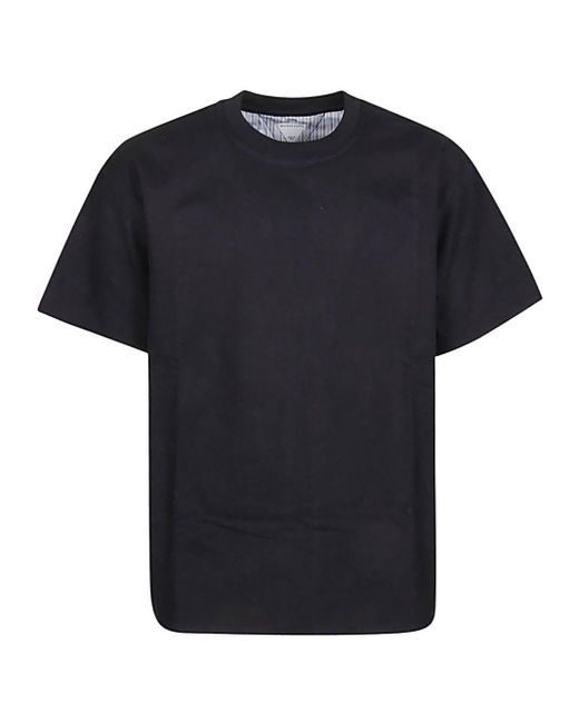 T-shirt Con Logo di Bottega Veneta in Black da Uomo