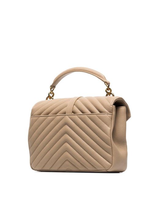 Borsa A Spalla College Media di Saint Laurent in Natural