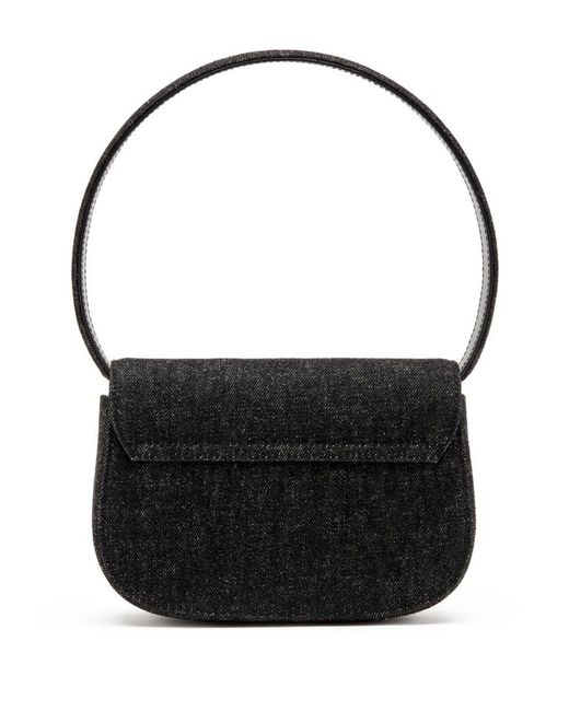 DIESEL Black 1Dr Denim Shoulder Bag