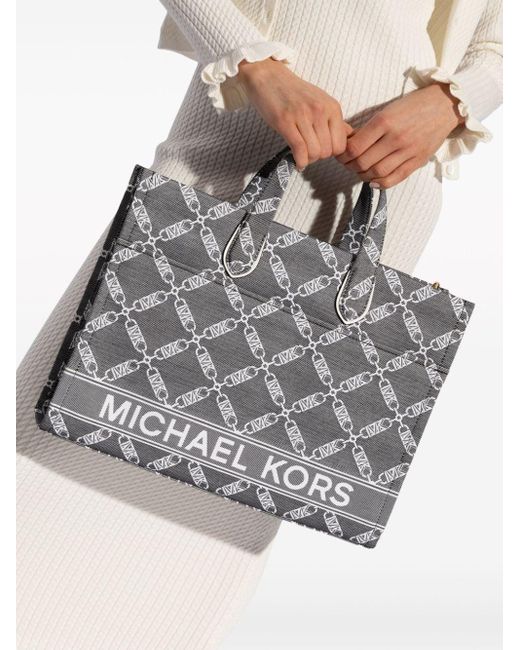 MICHAEL Michael Kors Gray Gigi Large Tote Bag