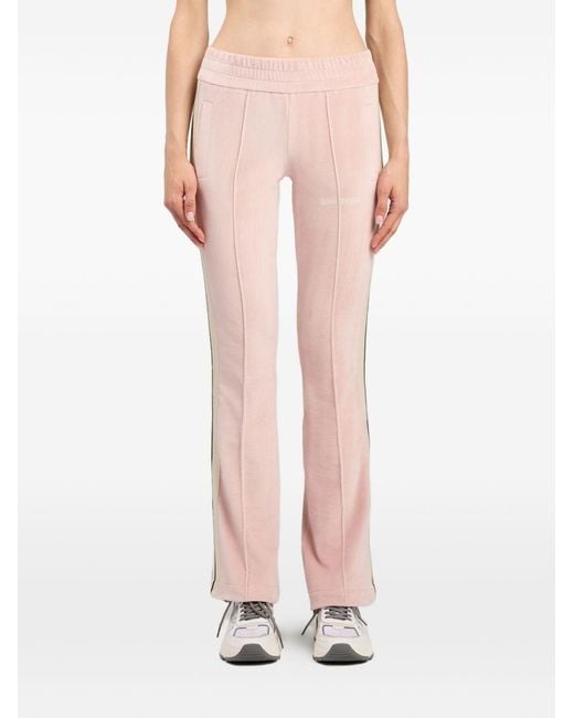 Palm Angels Pink Chenille Track Pants