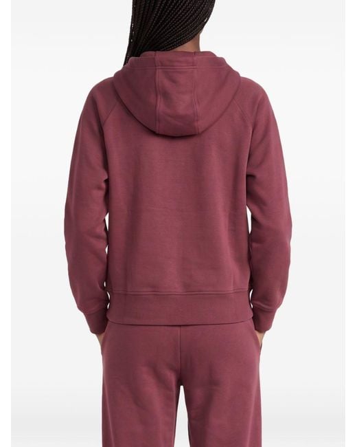 Adidas By Stella McCartney Red Cotton Blend Hoodie
