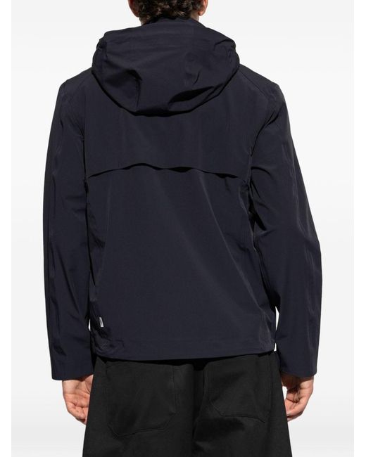 Paul Smith Blue Nylon Blouson Jacket for men