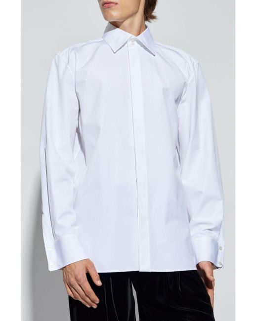 Saint Laurent White Casual Shirts for men