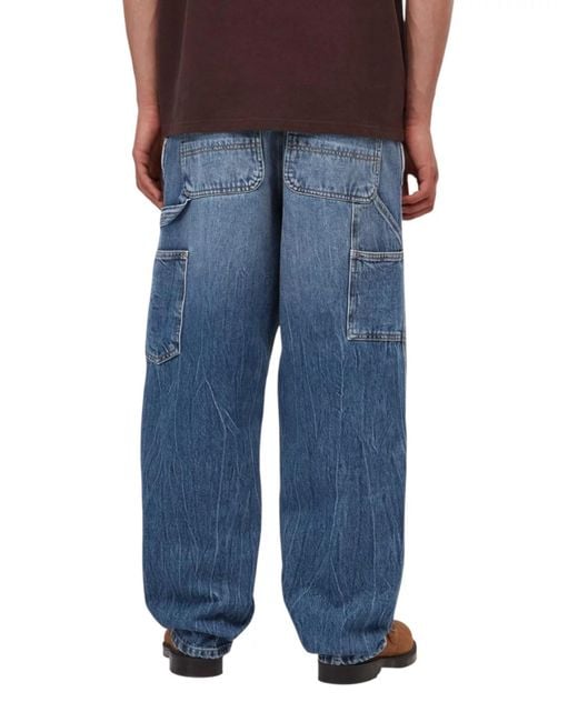 Carhartt Blue Denim Jeans for men