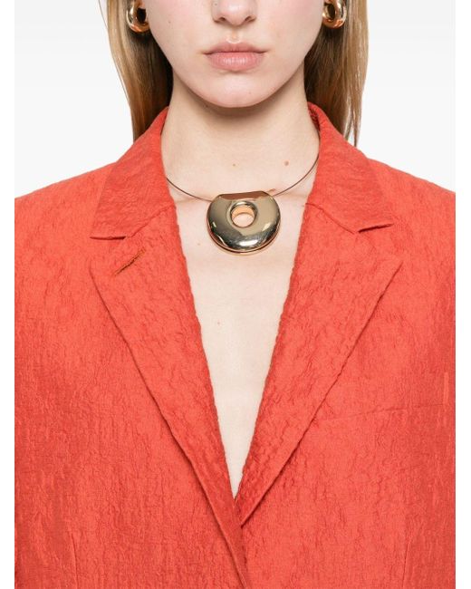 Harris Wharf London Red Cotton Blend Blazer Jacket