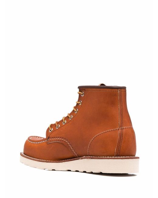 Red Wing Brown Wing Shoes Classic Moc Toe Oro Boots for men