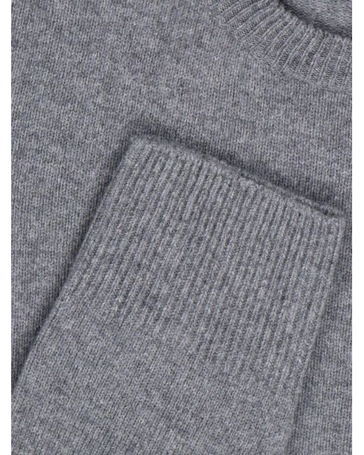 The Row Gray Sibem Wool And Cashmere Jumper