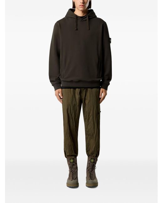 Stone Island Black Cotton Crewneck Sweatshirt for men