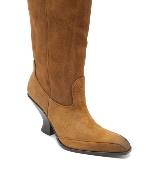 DIESEL Brown Luffy Leather Boots