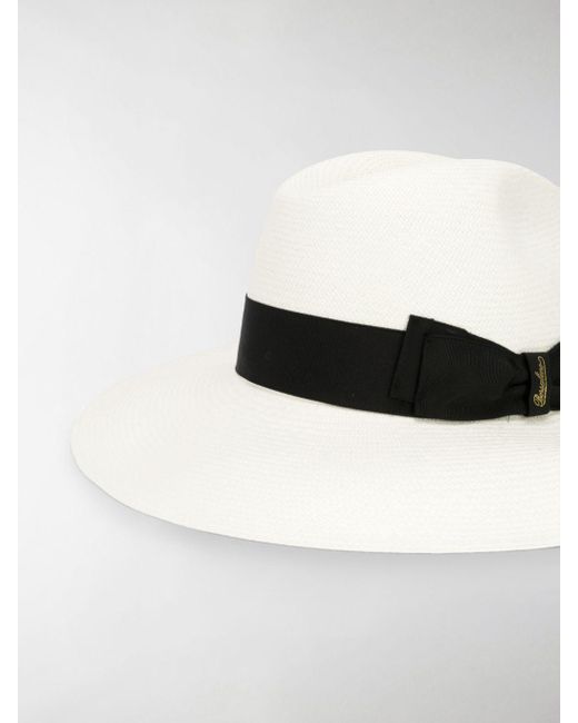 Borsalino Sophie Hat In Black White Save 43 Lyst