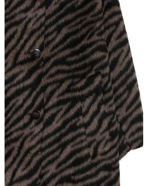 Alysi Black Wool Coat