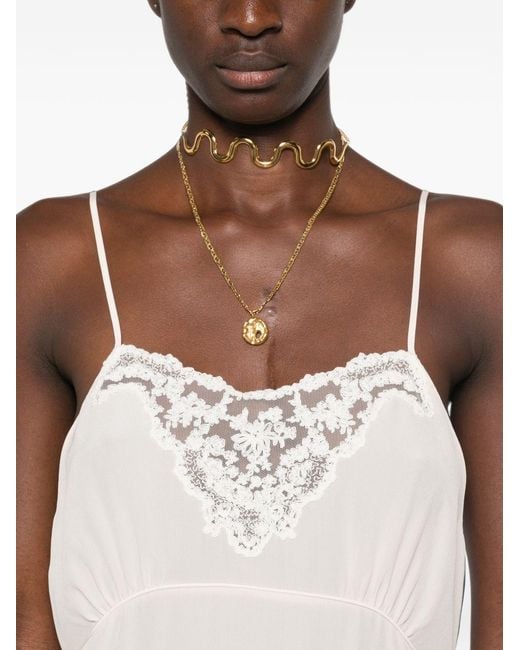 Chloé White Silk Dress