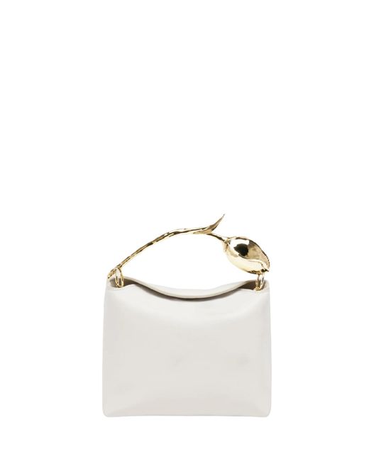 Erdem White Bloom Mini Bag