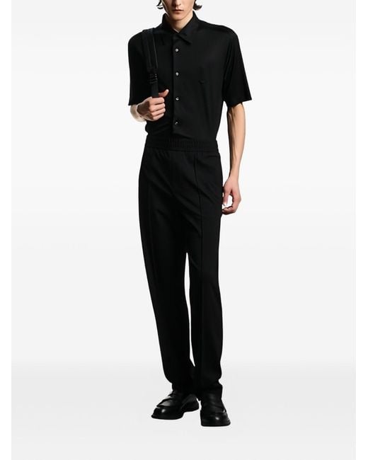 Emporio Armani Black Cotton Shirt for men