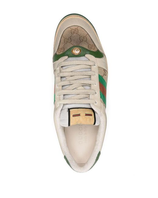 Gucci Green "Screener" Sneakers for men