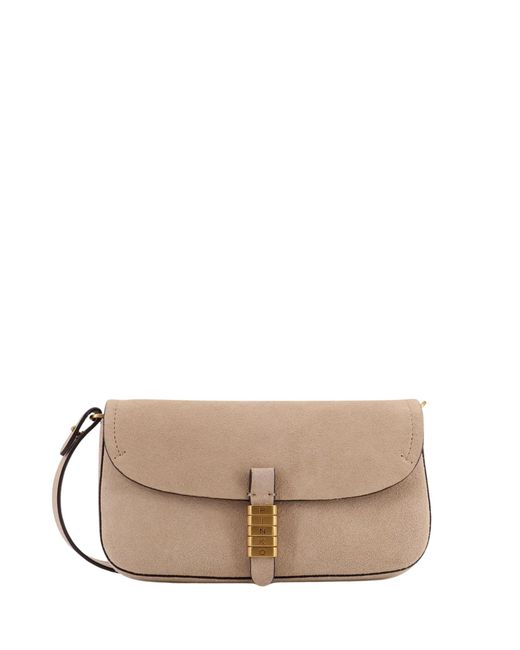 Borsa Flat Saddle di Pinko in Natural