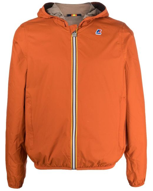 K-Way Orange Jacques Plus.2 Double Jacket for men