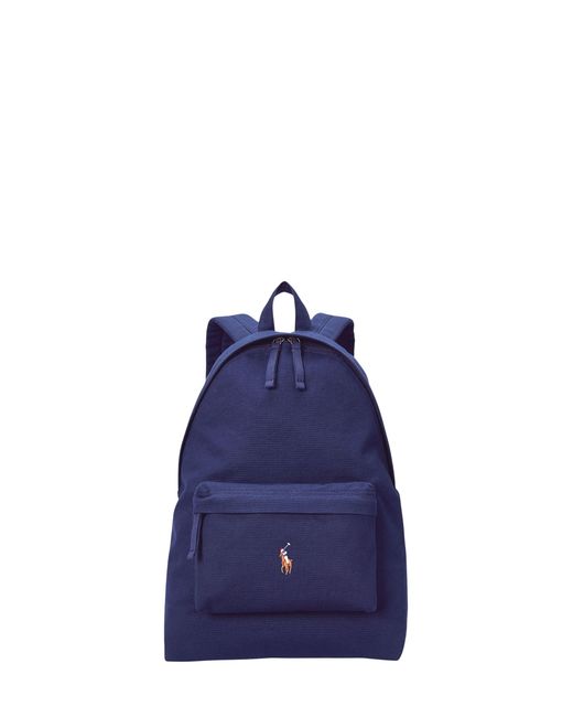 Polo Ralph Lauren Blue Canvas Backpack for men