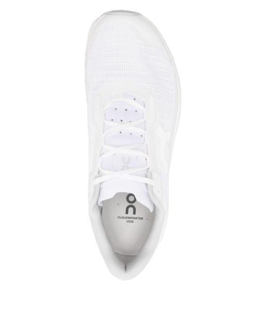 On Shoes White Cloudmster Void Sneakers for men
