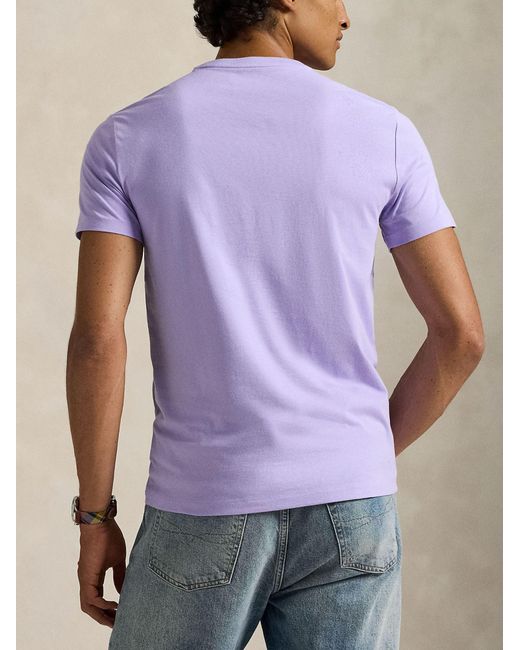 Polo Ralph Lauren Purple Cotton T-Shirt for men