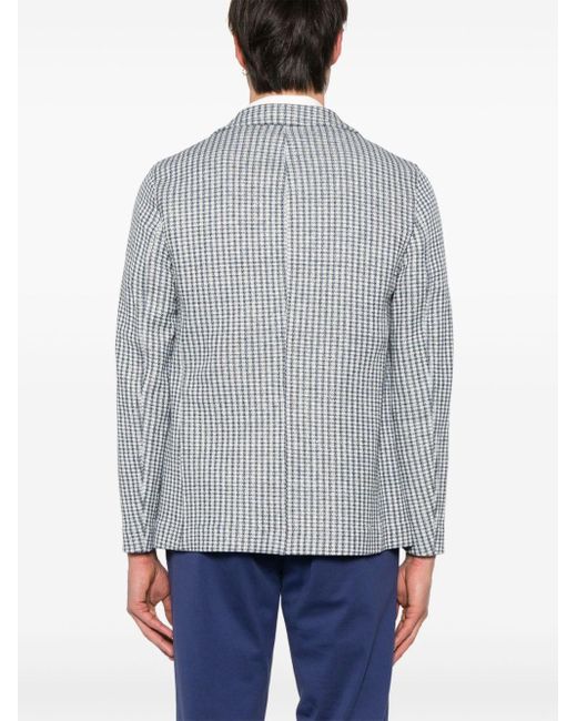 Circolo 1901 Blue Cotton And Linen Blend Jacket for men