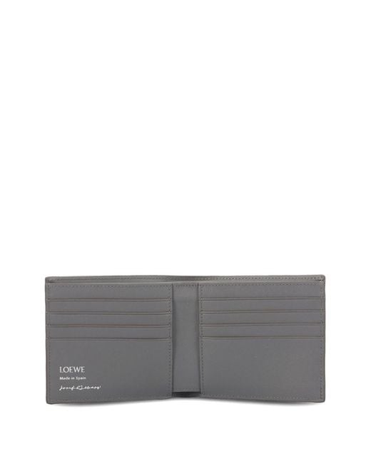Loewe Purple Leather Wallet for men